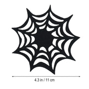 Sinister Spinner Spider Web Coasters