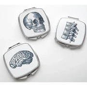 Vintage Anatomical Illustration Compact Makeup Mirror