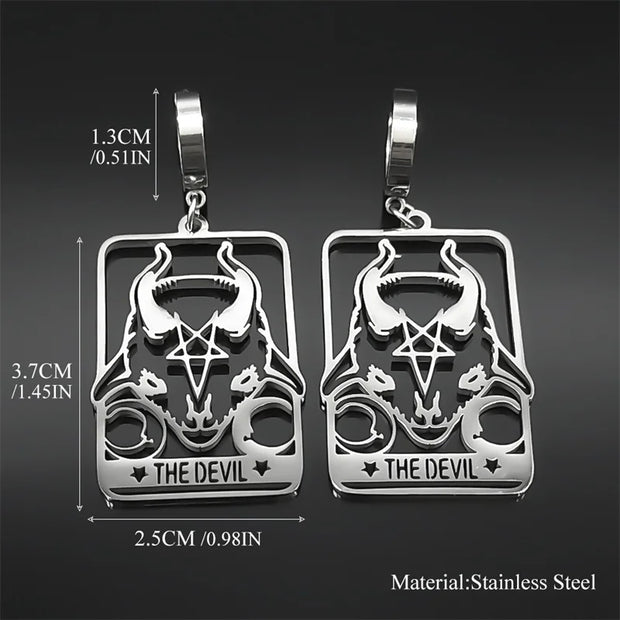"The Devil" Stainless Steel Earrings