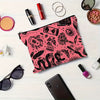 Pink Witch Zipper Pouch Bag
