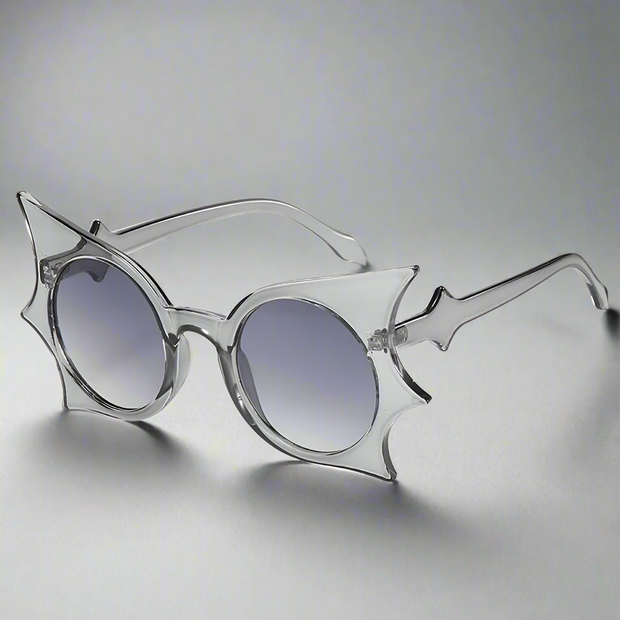 Retro Goth Bat-Shaped Sunglasses