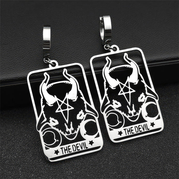 "The Devil" Stainless Steel Earrings