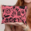Pink Witch Zipper Pouch Bag