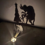 Tealight Terrors Krampus Scene Shadow Projector