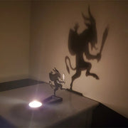 Tealight Terrors Creeping Krampus Shadow Projector