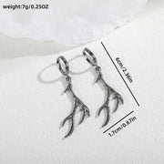 Beyond The Great Vast Forest Deer Antler Earrings