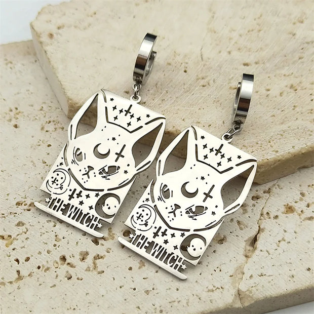 "The Witch" Stainless Steel Earrings