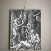 "La famille des satyres" d'Albrecht Dürer Matte Poster