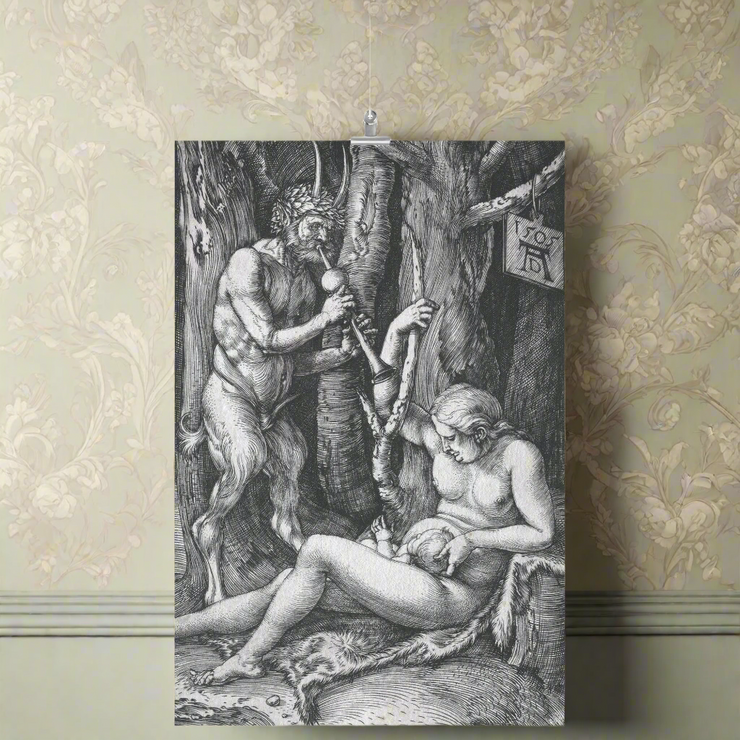 "La famille des satyres" d'Albrecht Dürer Matte Poster