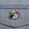 "Be The Light You Wish To See In The World" Enamel Lapel Pin