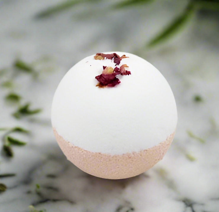 Strawberries and Champagne Bath Bomb (CLOSEOUT)