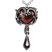Petite Affair du Coeur Necklace by Alchemy Gothic