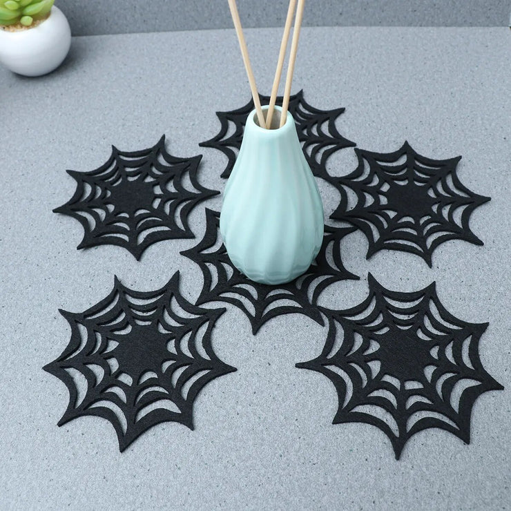 Dessous de verre sinistres en toile d’araignée Spinner