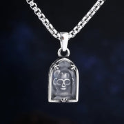 Amongst the Catacombs Skull Pendant Necklace