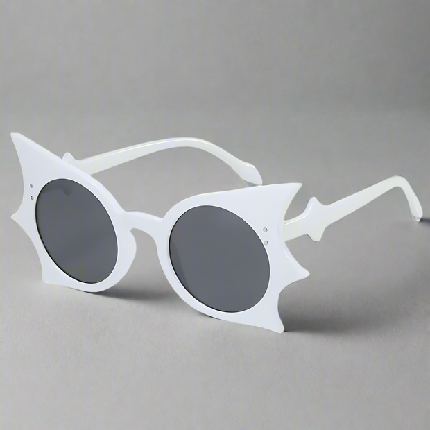 Retro Goth Bat-Shaped Sunglasses