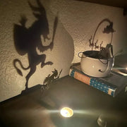 Proyector de sombras Tealight Terrors Creeping Krampus