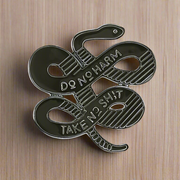 "Do No Harm; Take No Sh*t" Enamel Lapel Pin