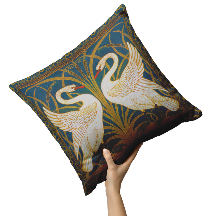 "Cisne, Rush e Iris" Cojín