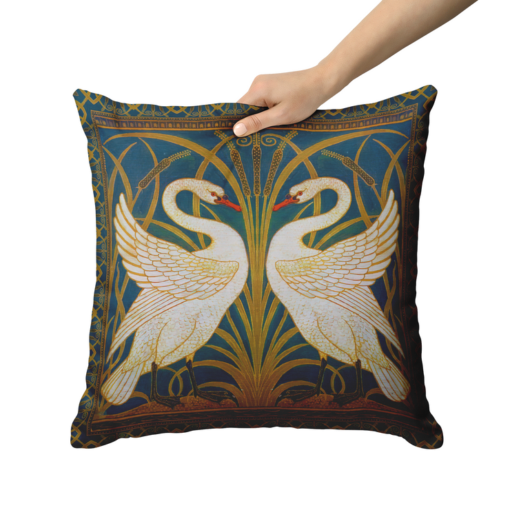 "Cisne, Rush e Iris" Cojín
