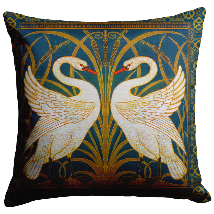 "Cisne, Rush e Iris" Cojín