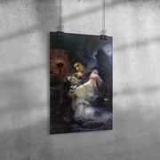 "Tamara and the Demon" by Konstantin Makovsky Matte Poster