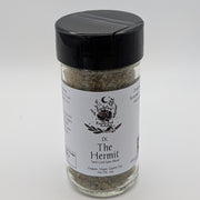 Jar of Tarot Card Spice Blend "The Hermit" by Dahlia's Enchanted Kitchen on white background
