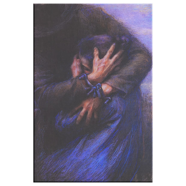 "Tears" by Giuseppe Mentessi Rectangle Canvas Wrap