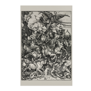 "Les quatre cavaliers" d'Albrecht Dürer Matte Poster