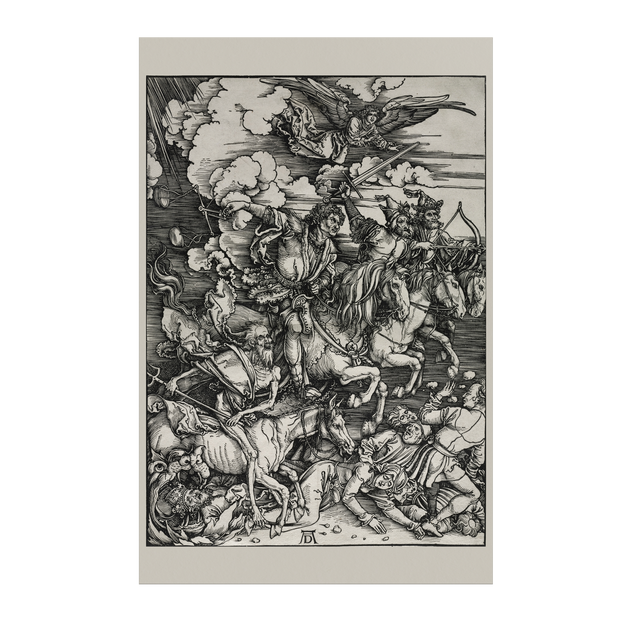 "The Four Horsemen" by Albrecht Dürer Matte Poster