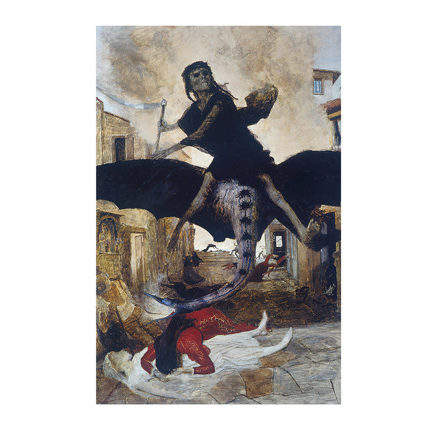 "The Plague" by Arnold Böcklin Matte Poster
