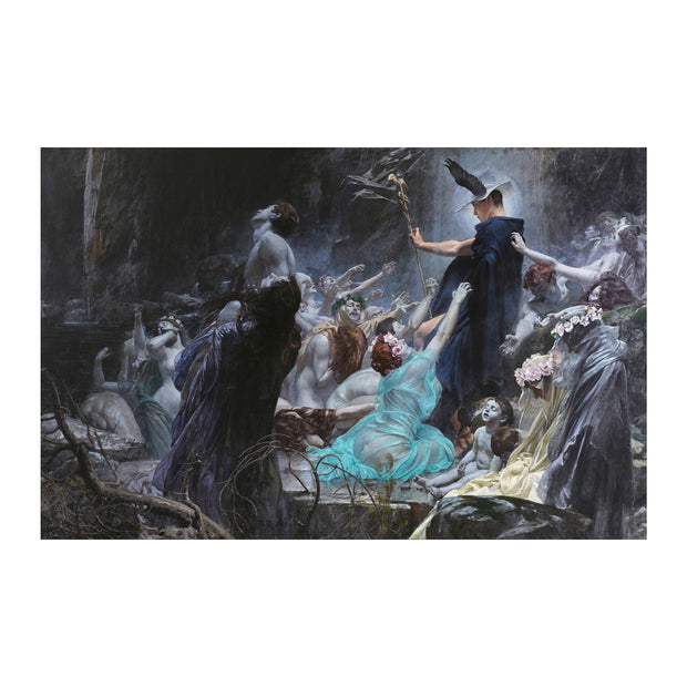 "The Souls of Acheron" by Adolf Hirémy-Hirschl Matte Poster