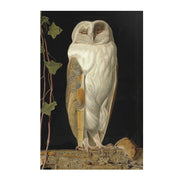 "The White Owl" by William James Webbe Matte Poster