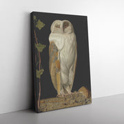 "The White Owl" by William James Webbe Rectangle Canvas Wrap