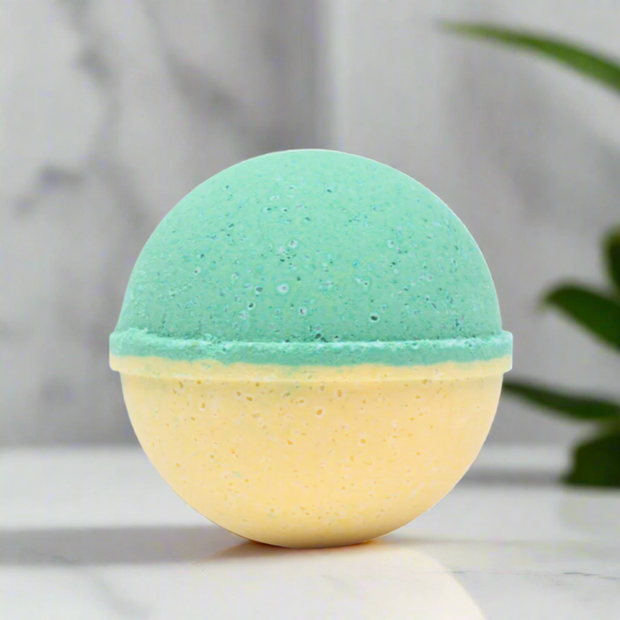"Under Grass & Clover" Handmade Bath Bomb | Green Clover Scent