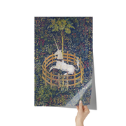 Poster Mat "La Licorne est en Captivité"
