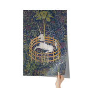 Poster Mat "La Licorne est en Captivité"