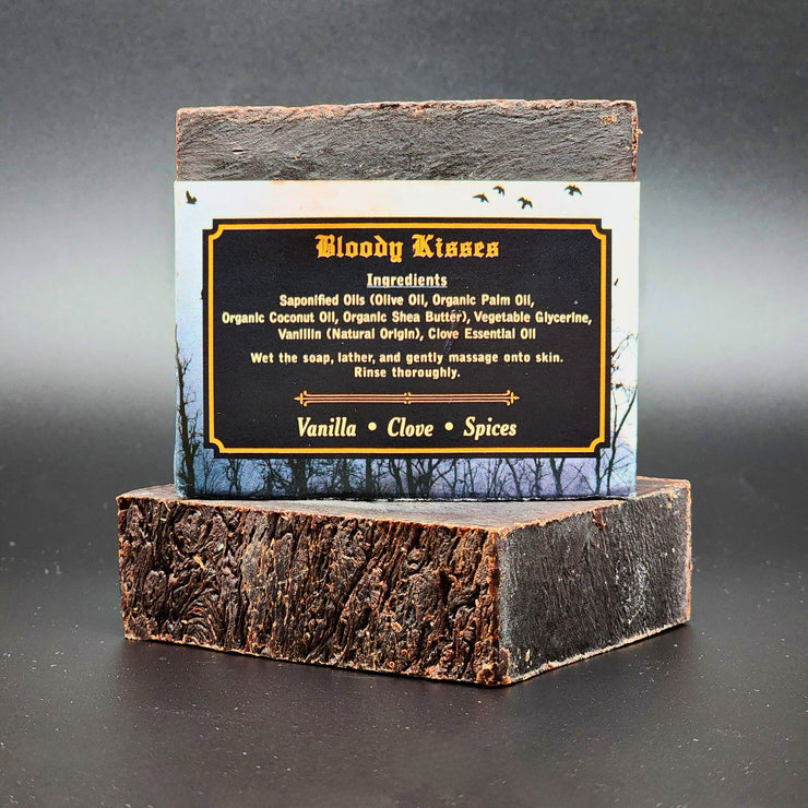 "Bloody Kisses" Handmade Vegan Bar Soap (SEASONAL)