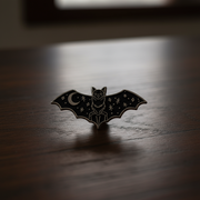Wings of Night Bat Enamel Lapel Pin