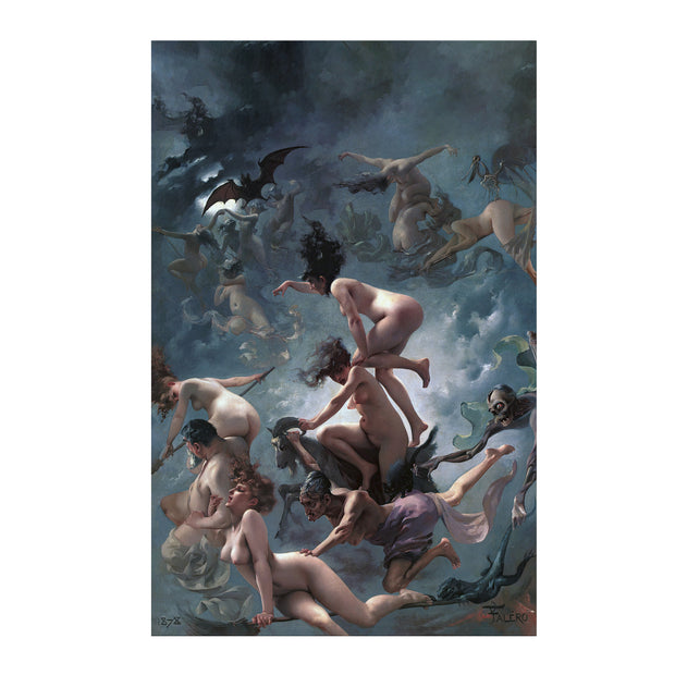 "Witches Going to their Sabbath" by Luis Ricardo Falero Matte Poster