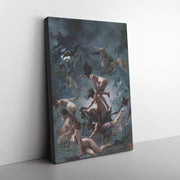 "Witches Going to their Sabbath" by Luis Ricardo Falero Rectangle Canvas Wrap