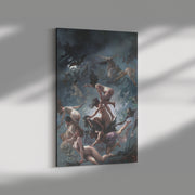 "Witches Going to their Sabbath" by Luis Ricardo Falero Rectangle Canvas Wrap