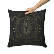 "Zodiac Series - Capricorn" Reversible Throw Pillow