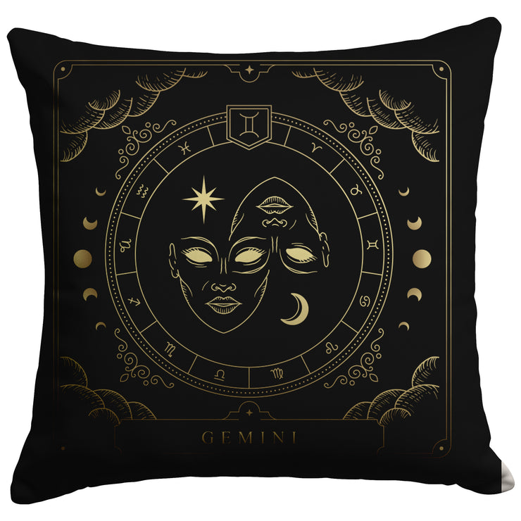 "Zodiac Series - Gemini" Throw Pillow