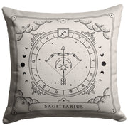 "Zodiac Series - Sagittarius" Reversible Throw Pillow