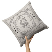 "Zodiac Series - Scorpio" Reversible Throw Pillow