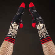 Evil AF Baphomet Crew Socks