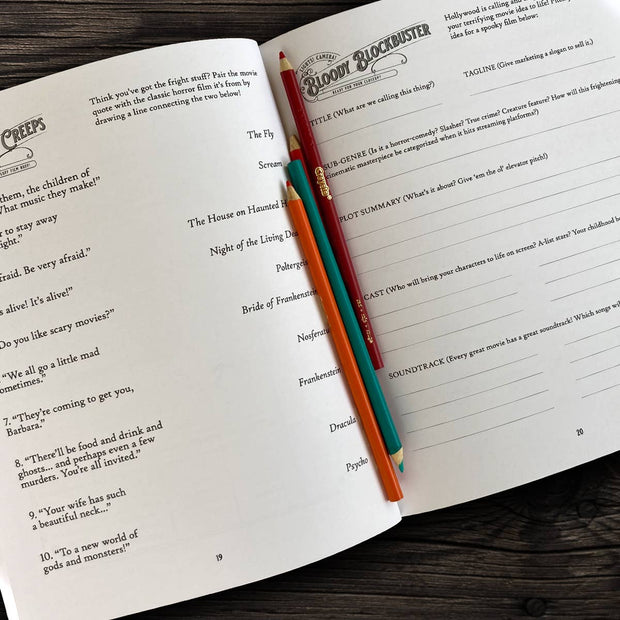 Bloodthirsty and Bewitched: An Activity Book for Strange & Unusual Adults