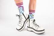 Cute Unicorn Crew Socks