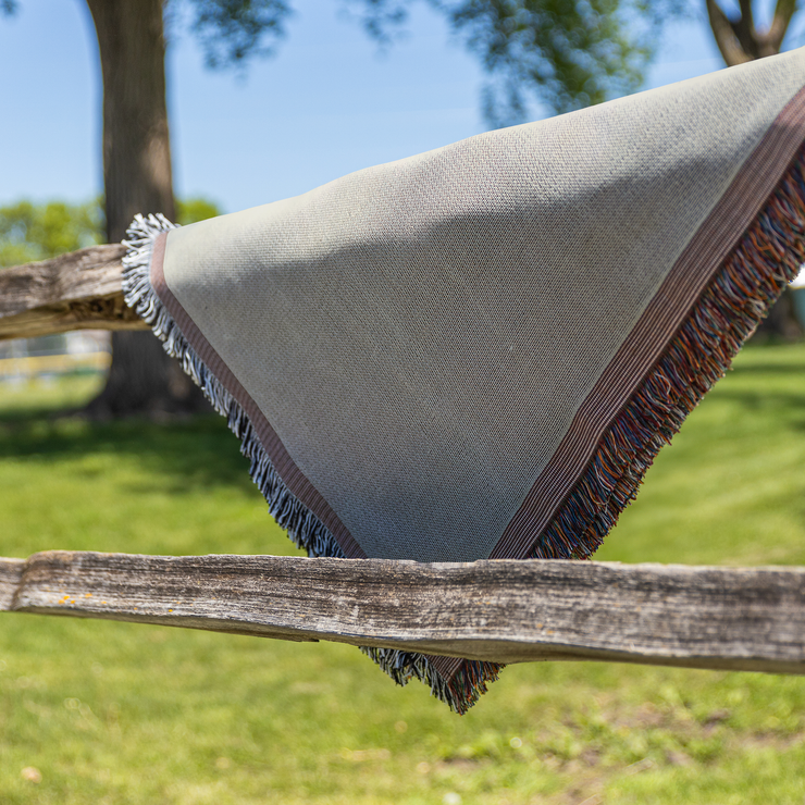 Enchanting Fairy Riding A Bat Woven Throw Blanket, 100% cotton, dyed in vibrant colors, perfect for wall decoration, cozy throw, or unique picnic spread, adding a charming touch to any room.