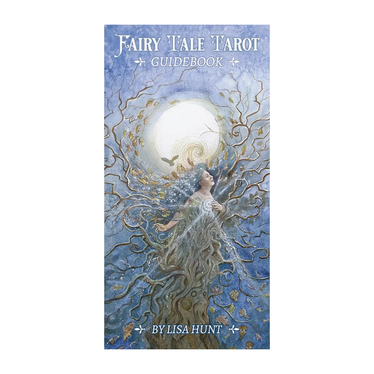 Fairy Tale Tarot Deck and Guidebook Set featuring mystical tales and enchanting characters beautifully illustrated to capture universal wisdom, timeless archetypes and profound life lessons. Includes 156-page illustrated guidebook for in-depth interpretations.